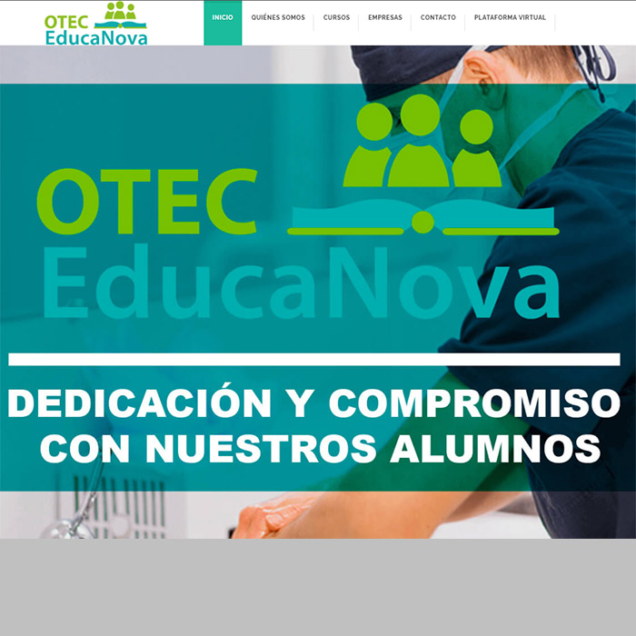 Sitio web Otec EducaNova